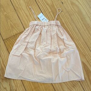 Zara XS Peach Spaghetti Strap Dress